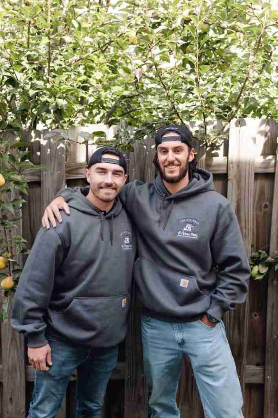 A-Vent-Full founders in branded hoodies